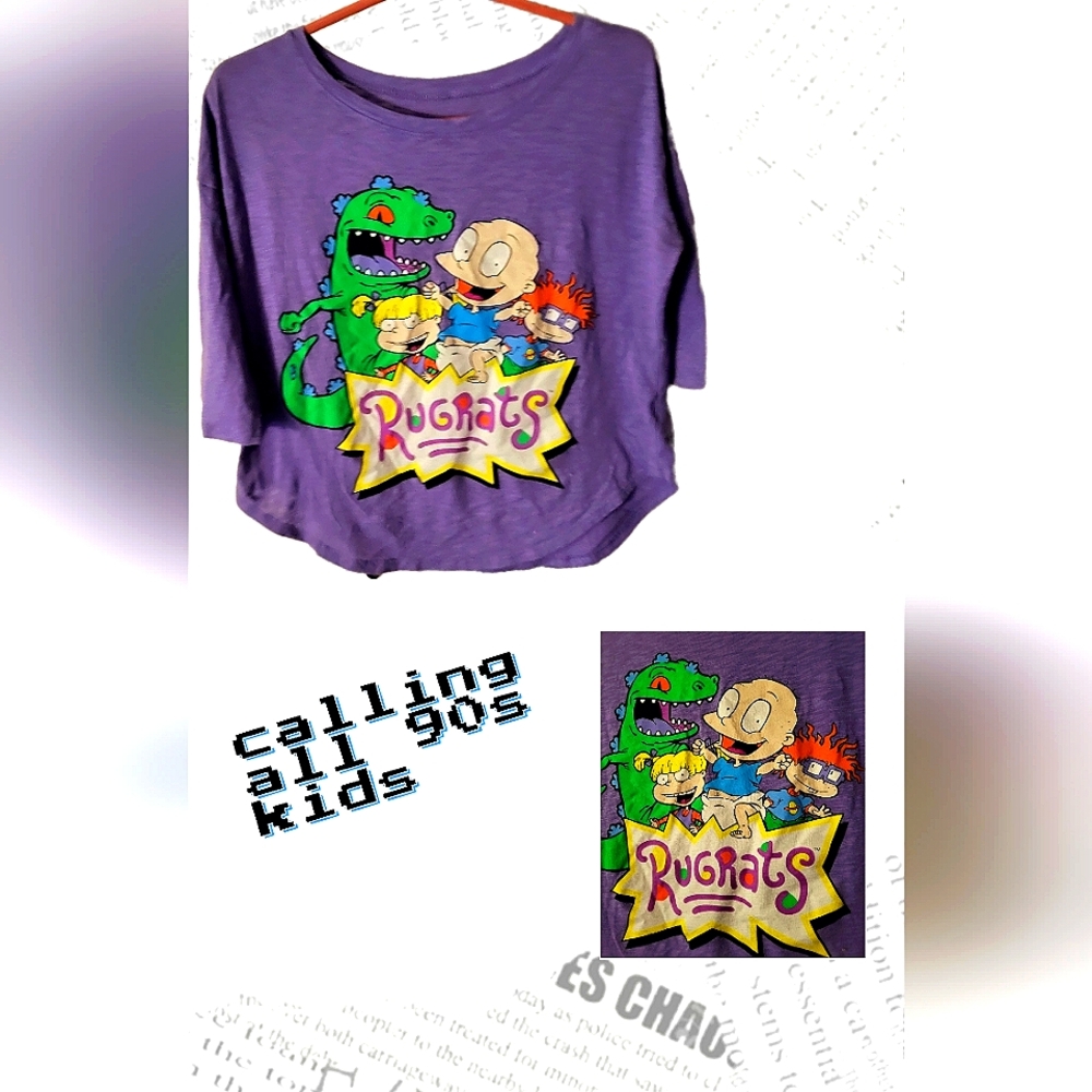 Lilac Rugrats Graphic Tee